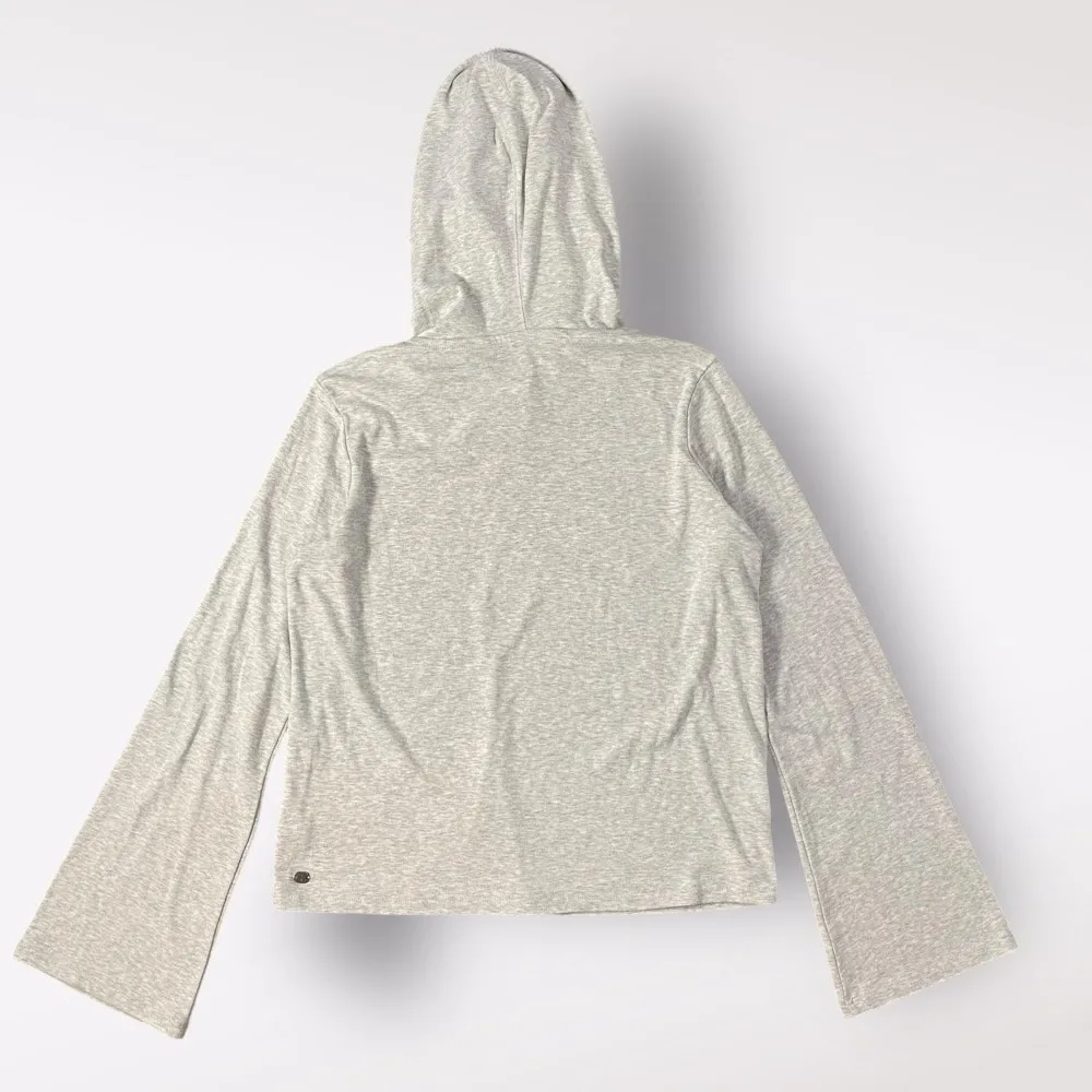 GAIAM Flare Sleeve Athletic Womens Hoodie Size Small Gray Casual Lounge - Image 7