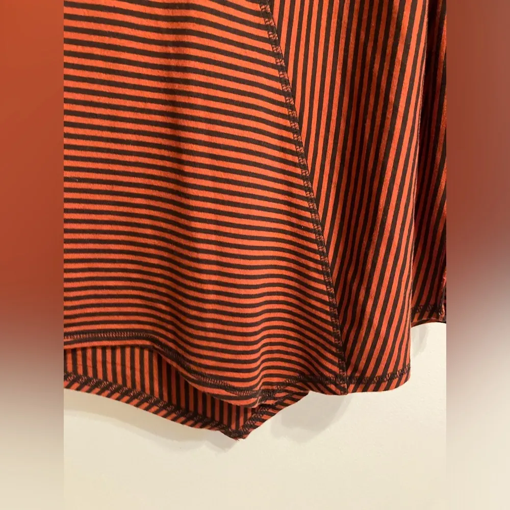 Boutique Knit Oversized‎ Cowl Neck Tunic Top Womens Size Medium Orange - Image 6