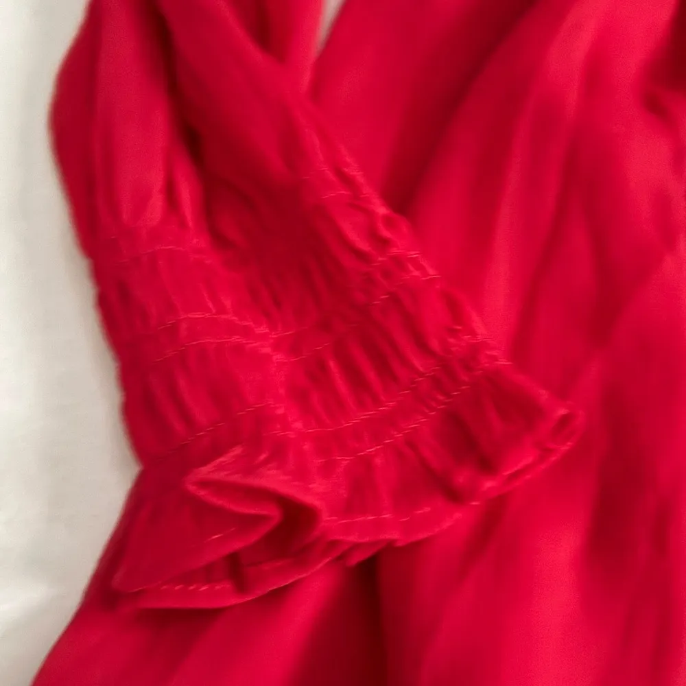 LOFT Petite Small Vibrant Red Blouse - Image 8