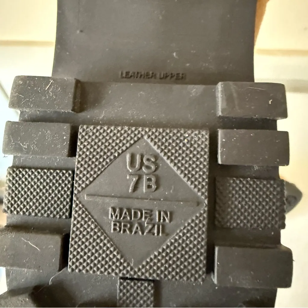 Naturalizer Women Tan Suede Lug Moto Biker Lace-up Ankle Boots Booties 7 LKNW - Image 7