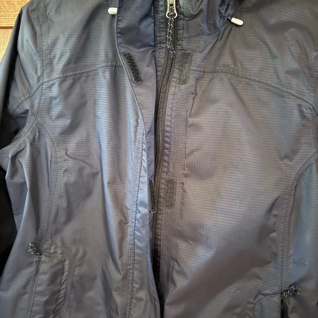 LL Bean Black Lined Long Rain Coat Size undefined - Image 2