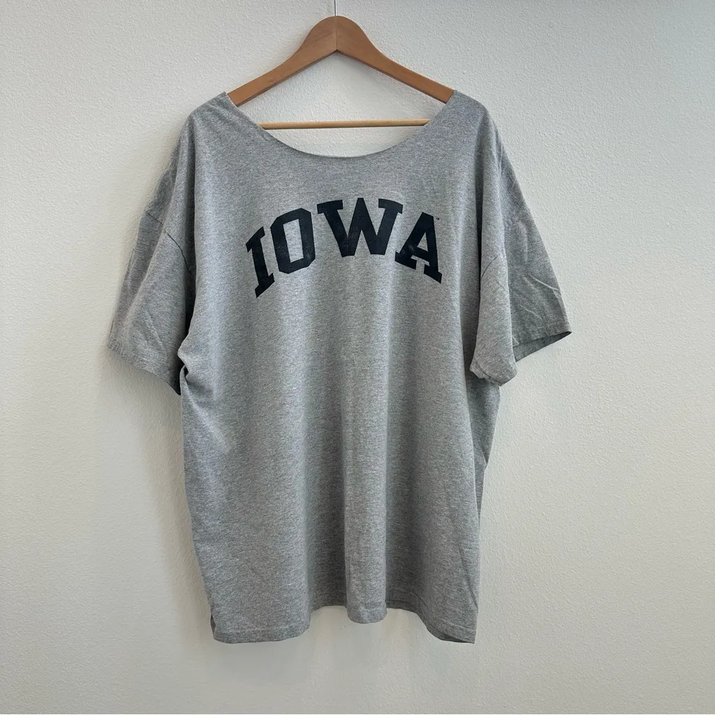 IOWA Gray off the shoulder T - Image 4
