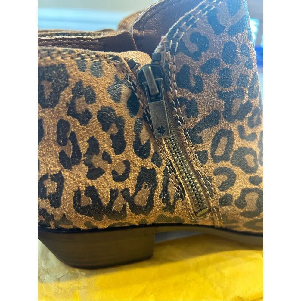 Lucky Brand Women's Basel Ankle Booties #404611 - Javan Print Suede size 7.5 - Image 6