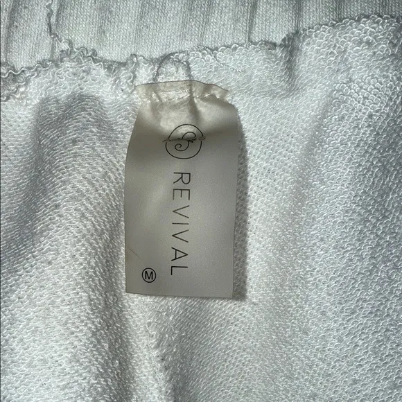 Revival White Drawstring Shorts - Image 7