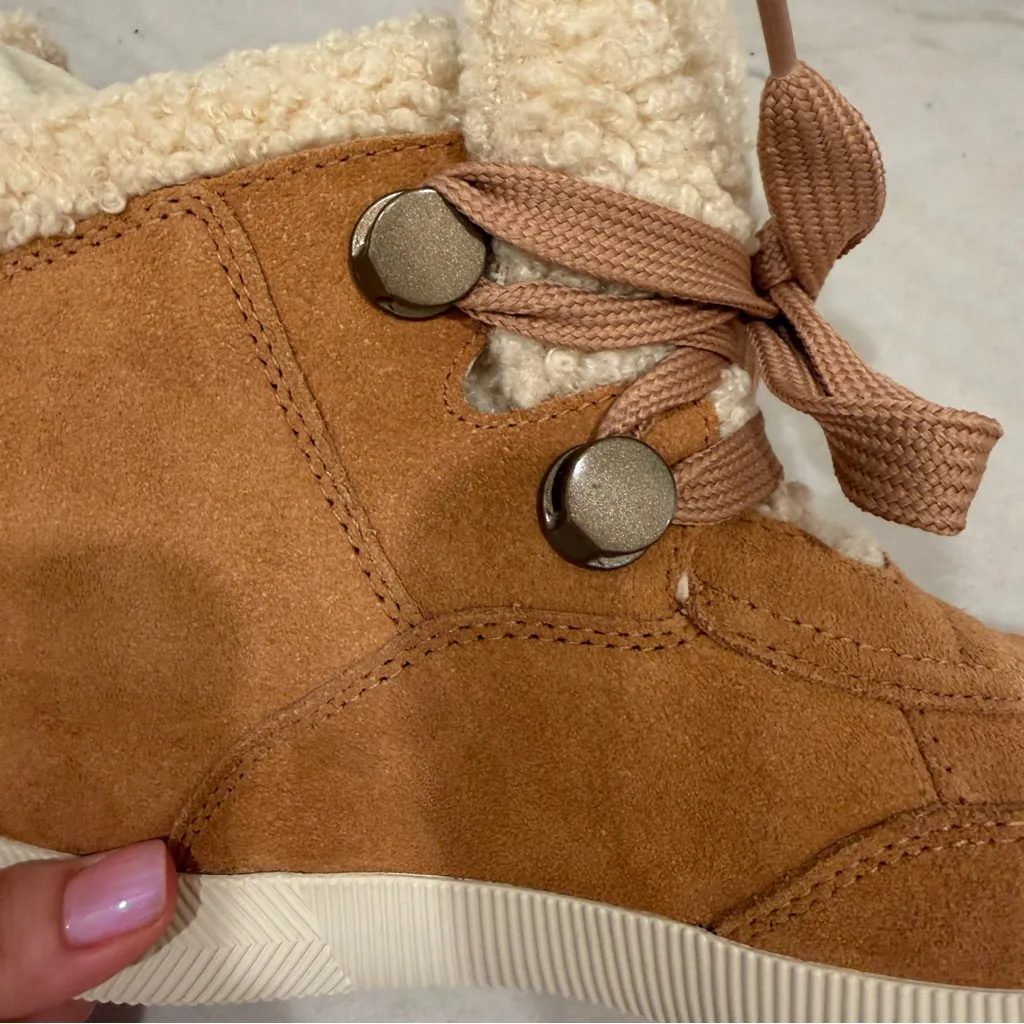 Sorel Women’s Tan Suede Ankle Boots NWT6.5 - Image 11