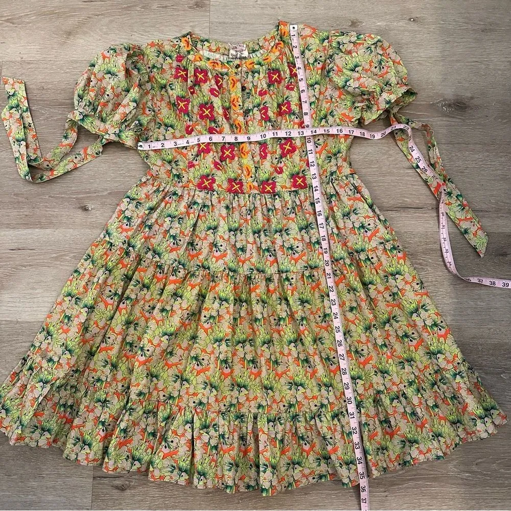 Anthropologie Roopa Pemmaraju Beaded Auretta Mini Dress Size Medium - Image 14