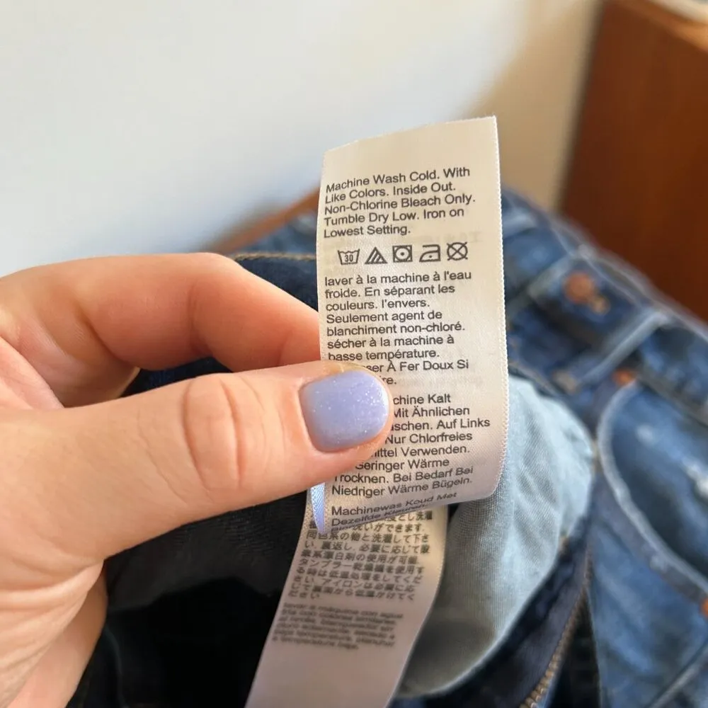 Madewell Petite 10" High-Rise Skinny Jean in Hayes Watch - Image 11