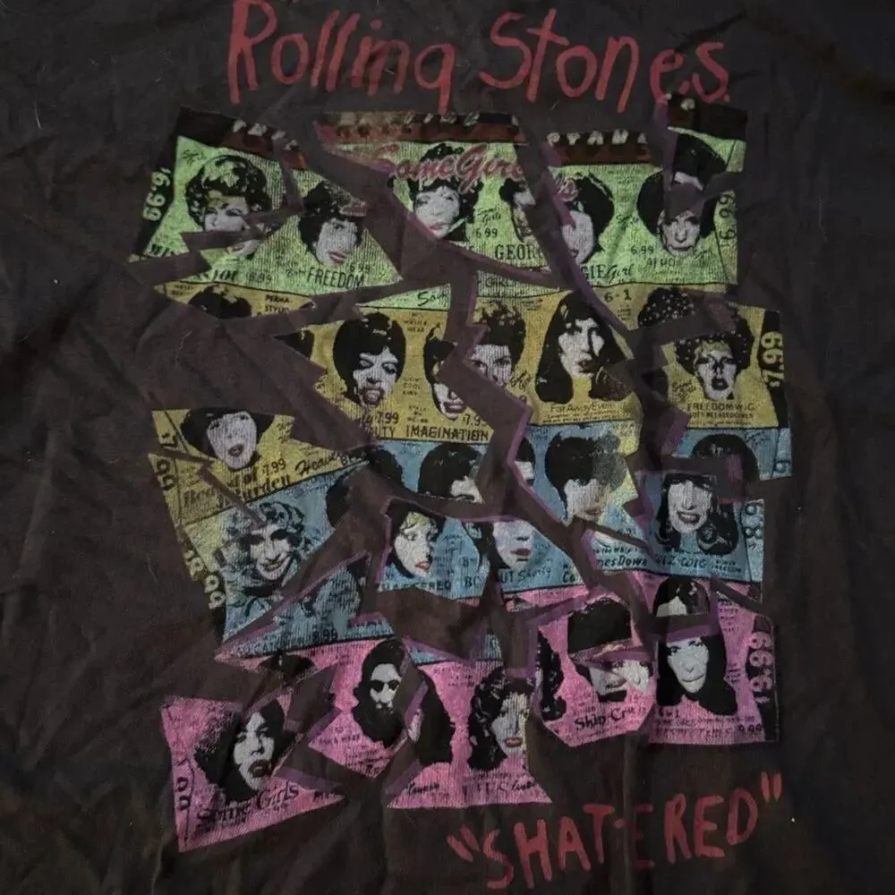 JUNK FOOD Rolling Stones Shattered T - Image 6