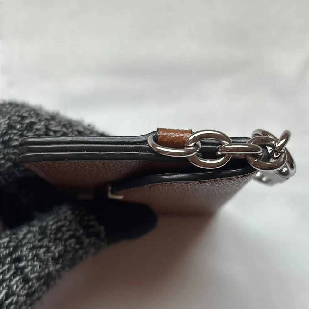 Nine West Leather Card Holder Brown EUC - Image 6