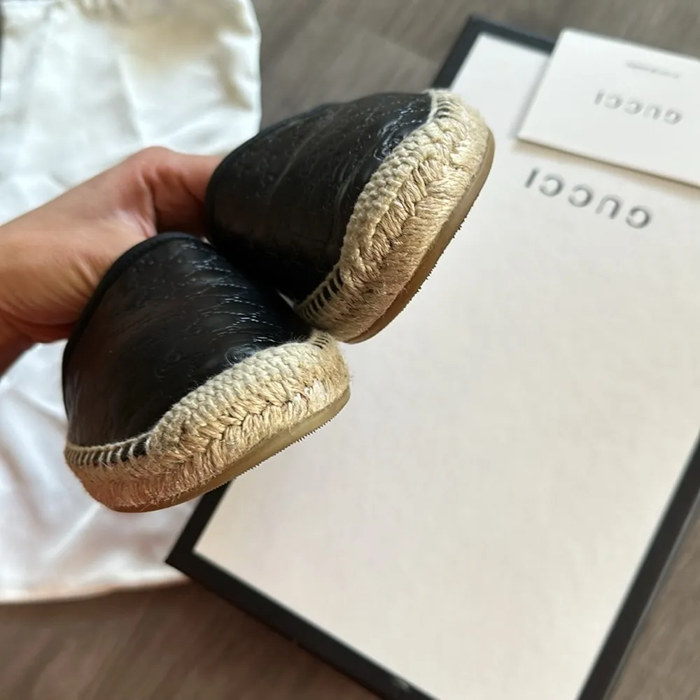 37.5 GUCCI Microguccissima Signature Espadrilles - Image 7