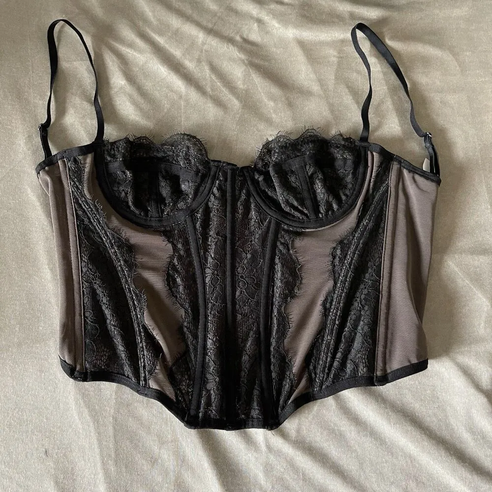 Urban Outfitters Womens Corset Small Edgy Whimsygoth Gothic Whimsical Witchy - Image 13