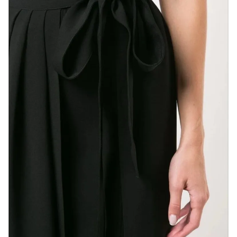 CINQ A SEPT Gianni High Low Gown NWT Size 2 Black - Image 3