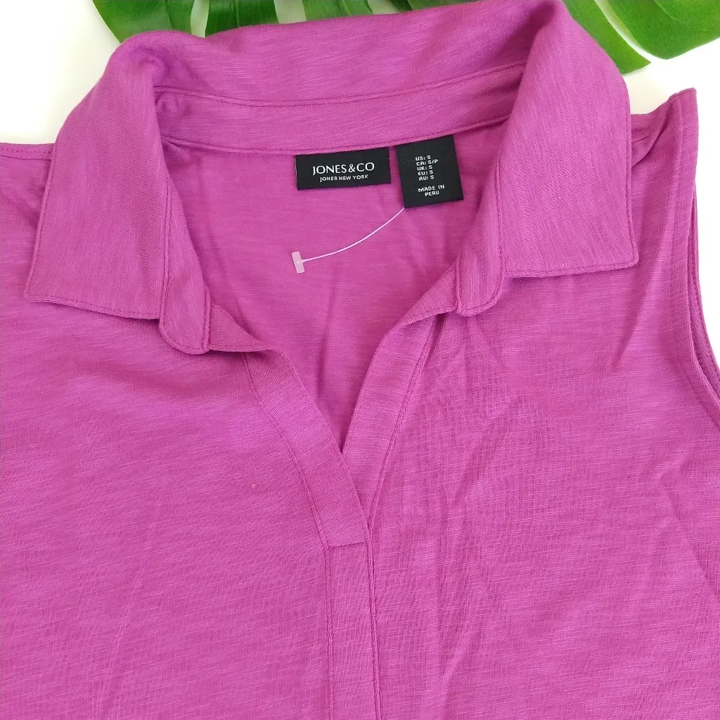 Jones & Co  Womens Pink Shirt Size Small - Image 3