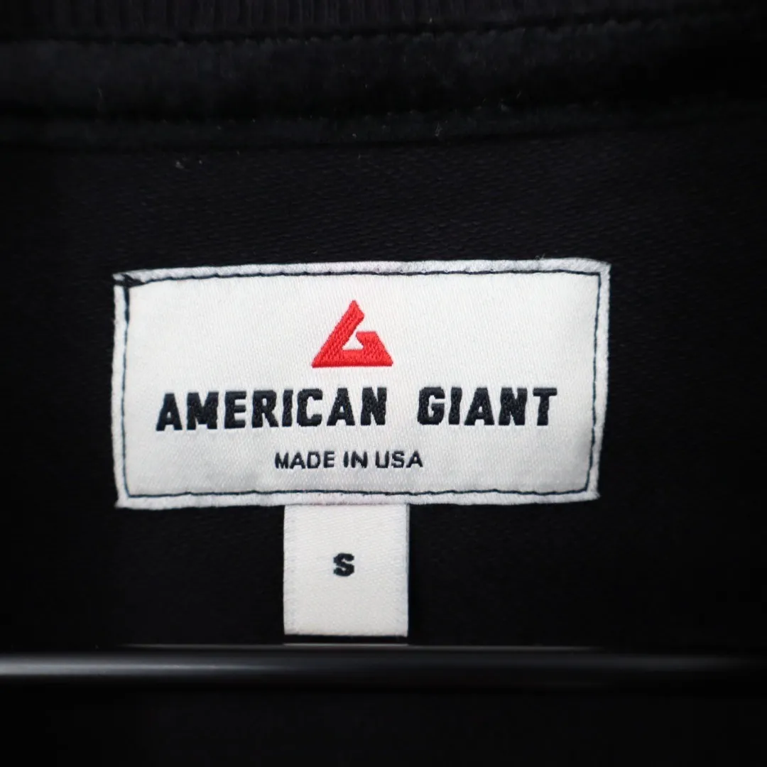 American Giant Women's Moto Dress Size S Made In USA Black - Image 8