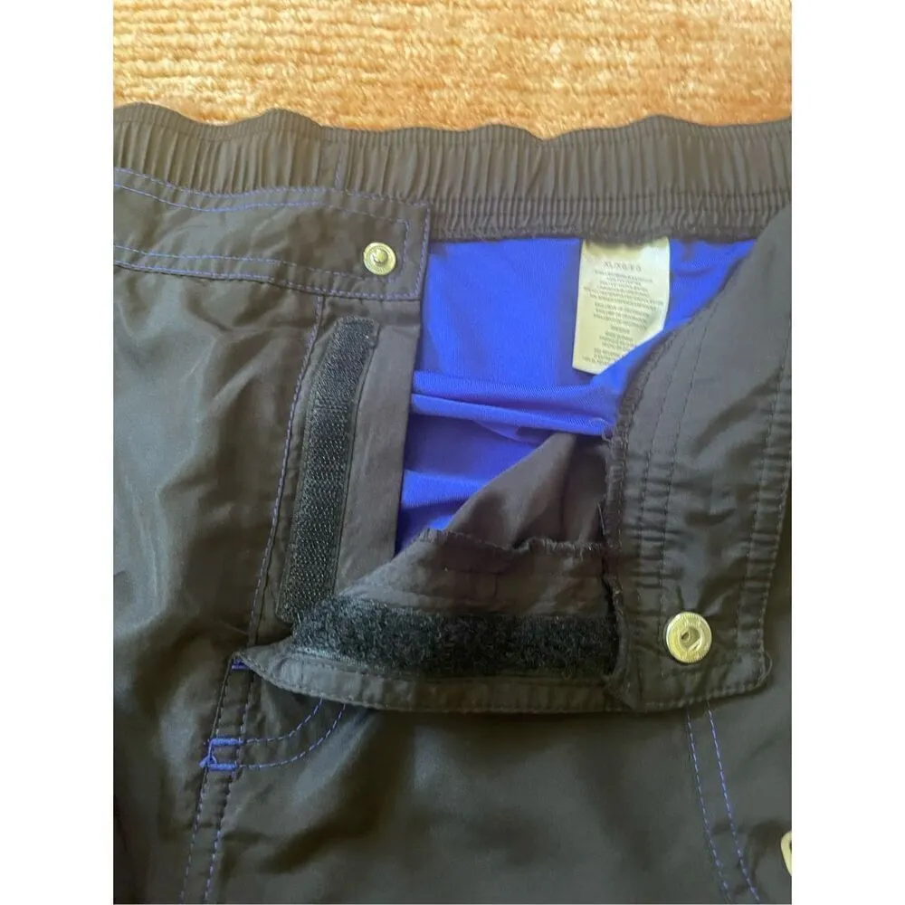 FREE COUNTRY SHORTS WOMEN'S XL ATHLETIC WICKING GOLF YOGA BLACK - Image 3