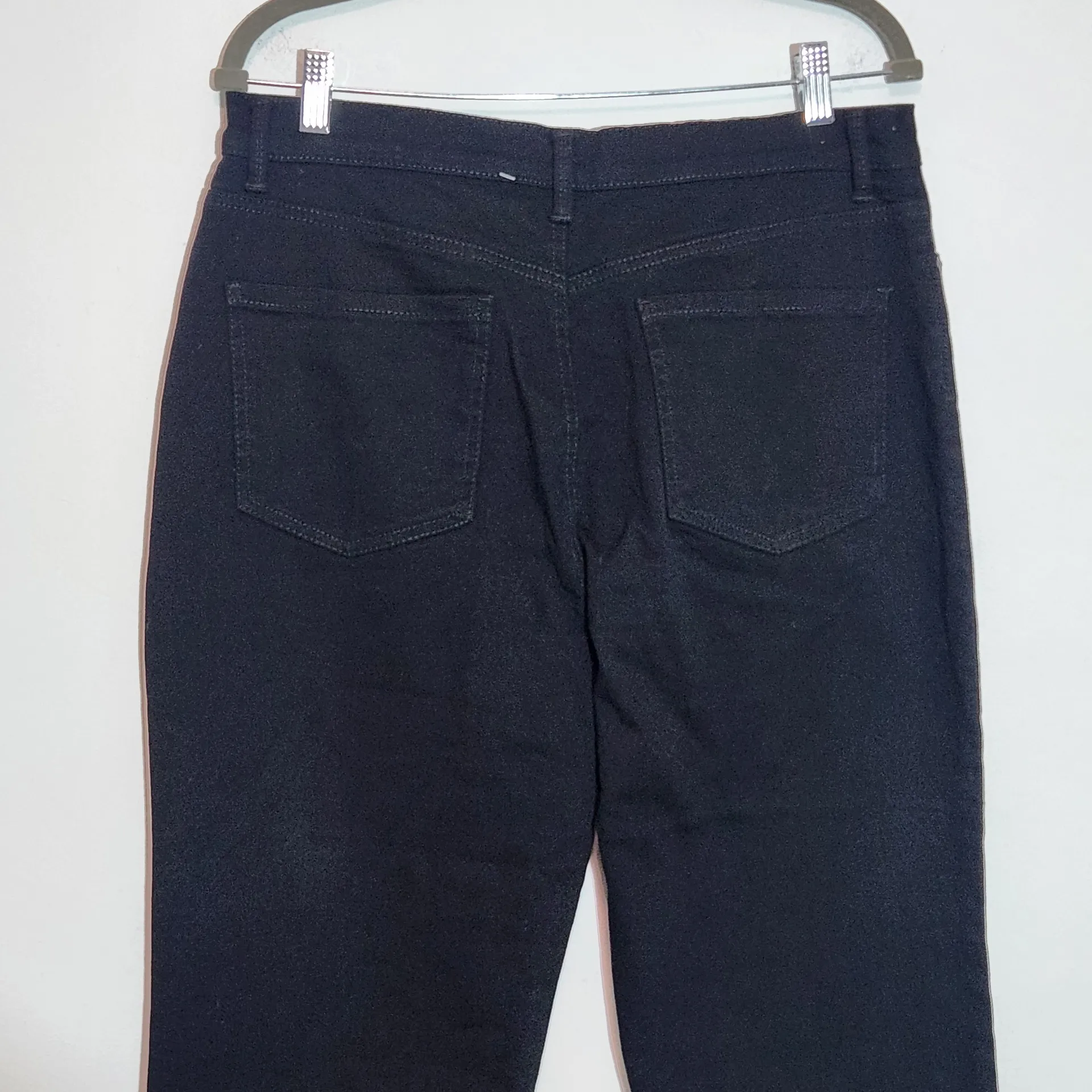 Gloria Vanderbilt Black Jeans NWT Size 14 Short Black Tapered Leg Denim - Image 4