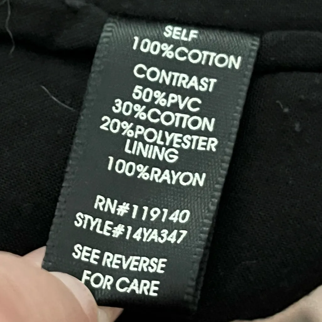 Double Zero Buffalo Plaid Puffer Vest Hooded Faux Leather Pockets Green Black M - Image 4