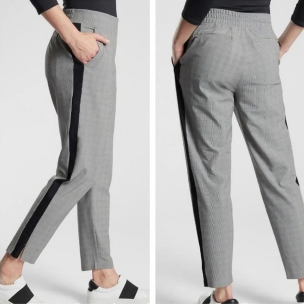 Athleta Plaid Brooklyn Ankle Mid-Rise Pant, 8 - Image 6