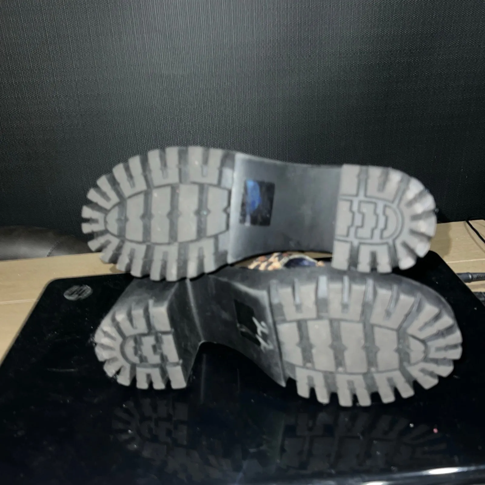 Madden Girl‎ Leopard Chunky Lug Block Heel Platform Sandals Animal Print Size 7 - Image 5