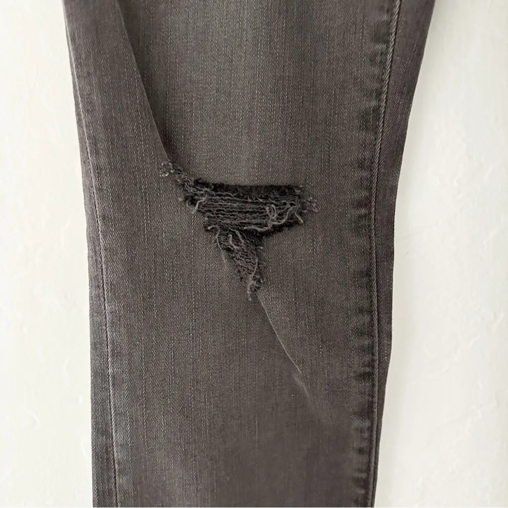 Madewell Maternity Over-the-Belly Skinny Jeans – Black Sea, Size 24 - Image 8