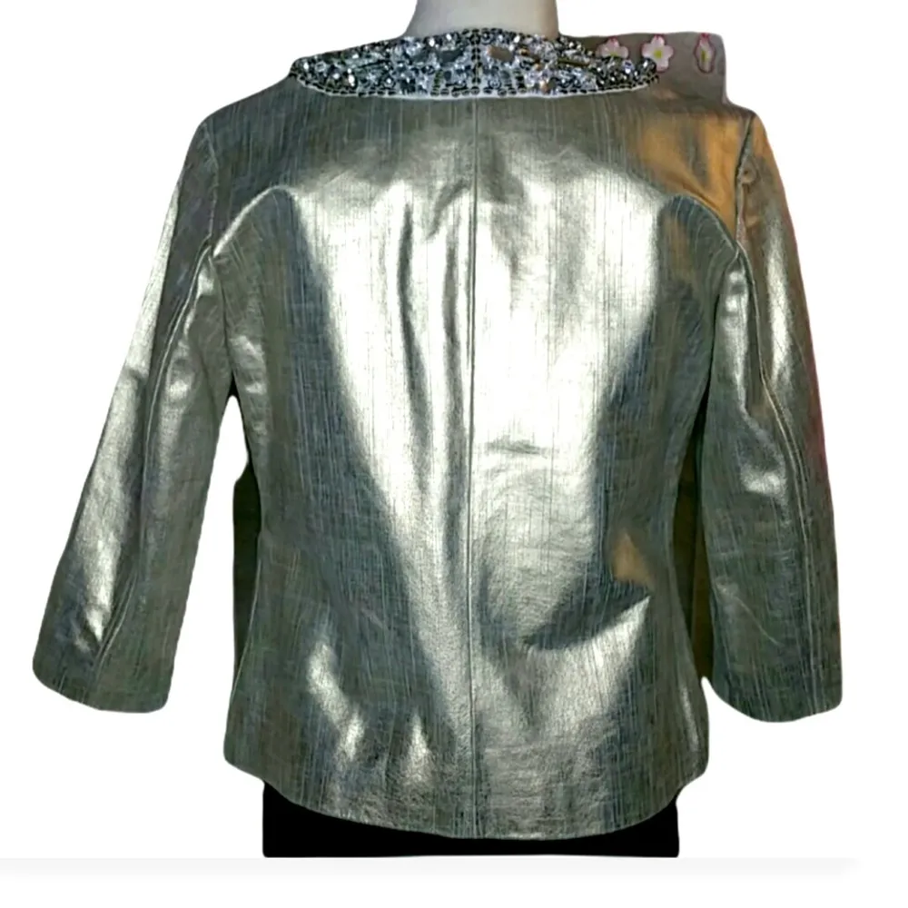 Chico's  25  ANNIVERSARY BEJEWELING JACKET - Image 5