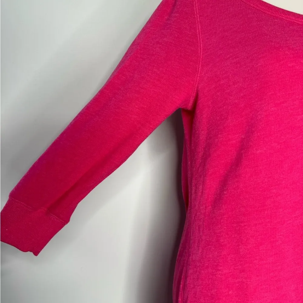 Victoria’s Secret Hot Pink Scoop Neck Open Back Dress Size Small - Image 4