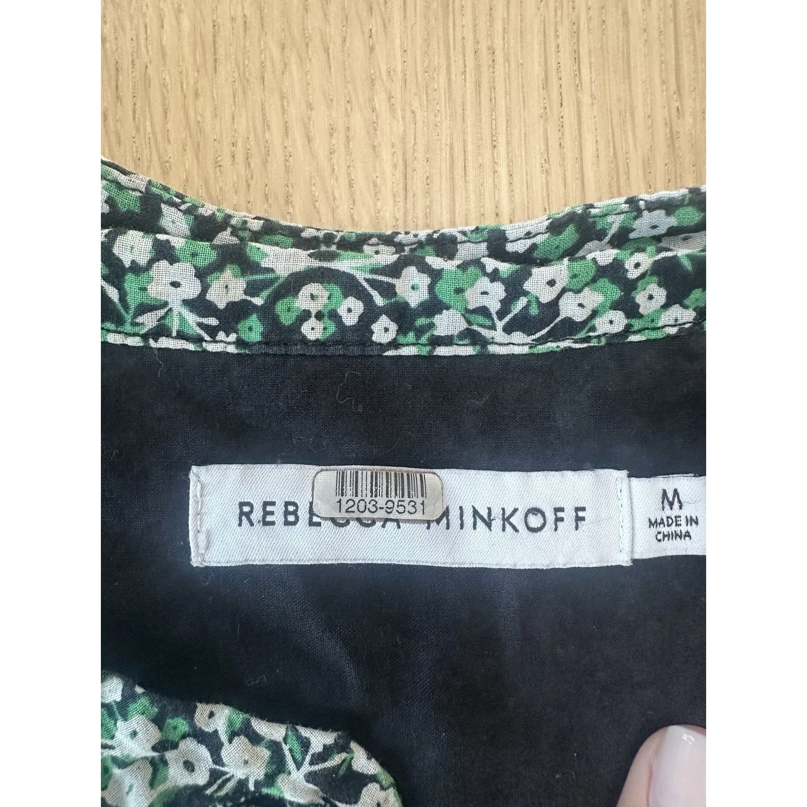 Rebecca Minkoff Floral Print Dress Women's Medium 2516 - Image 6