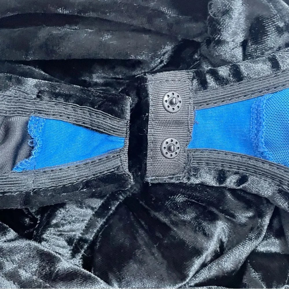 Yitty by Lizzo Plusshy Asymmetrical Bodysuit Iconic Black Crushed Velvet Size XL - Image 12