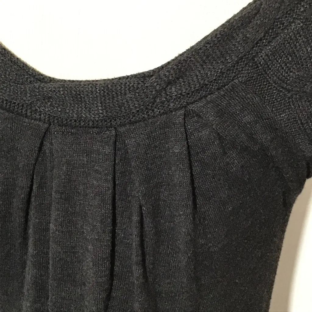 Heart Soul Knit Womens Dress‎ XS Cotton Blend Gray - Image 4