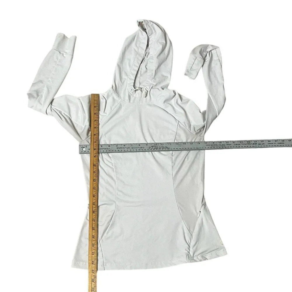 FABLETICS Alecia Pullover Hoodie Bundle of 2 White Mauve High Neck Size Small - Image 11