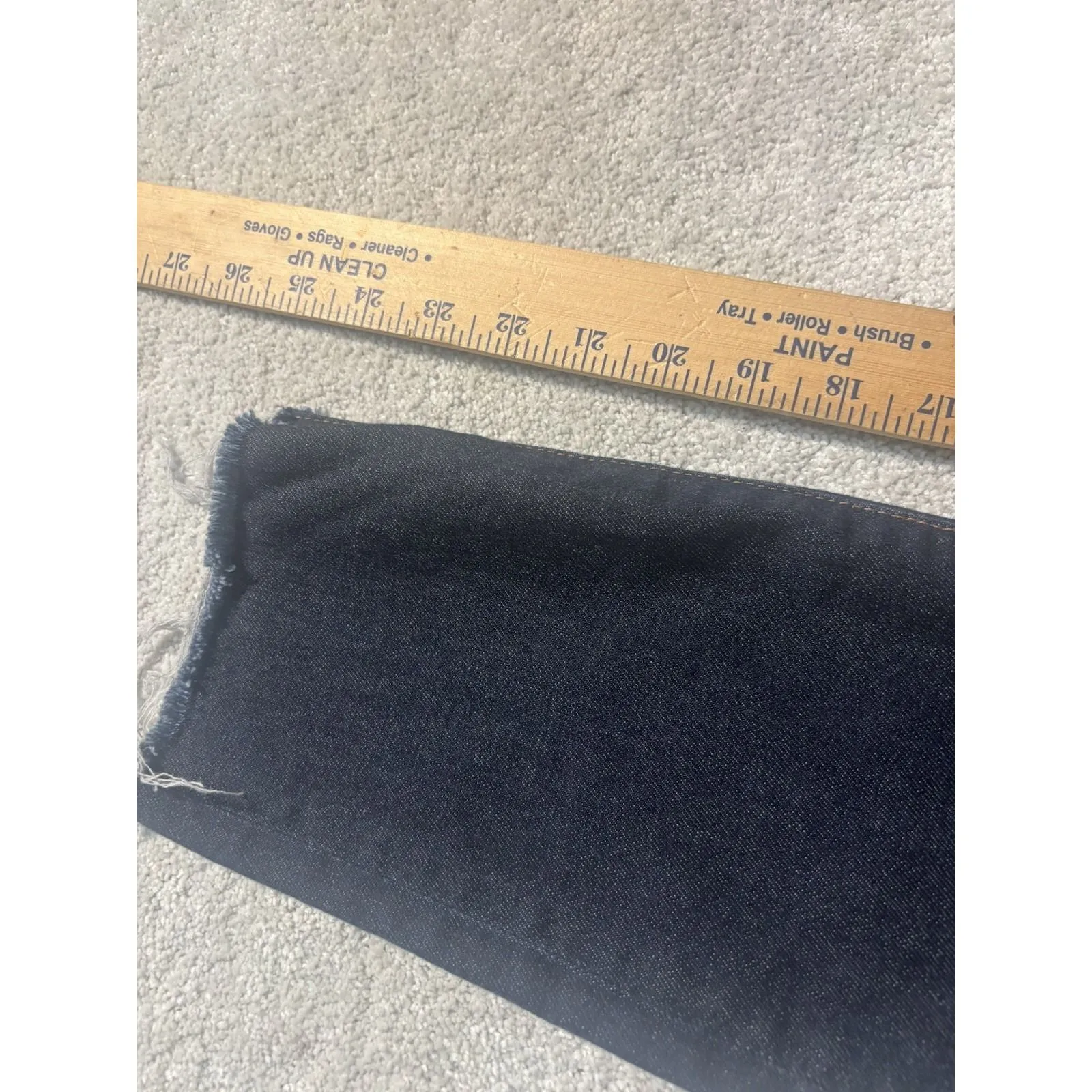 adriano goldschmied jeans stevie slim straight 29r‎ raw hem Dark Wash Mid Rise - Image 12