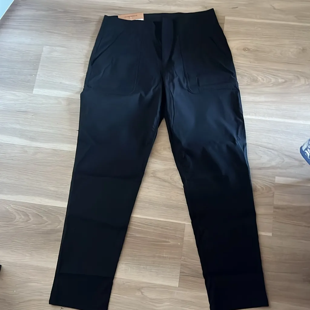 Eddie Bauer Jet Black Horizon Ankle Pants Trousers Size 8 - Image 5