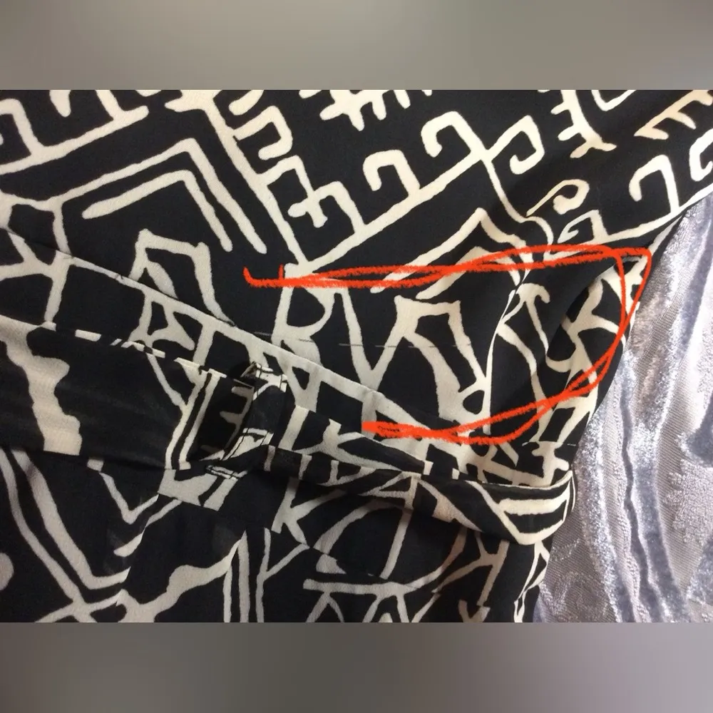 Vintage 90’s Robbie Bee Fit & Flare Tie Dress xl (16) - Image 11