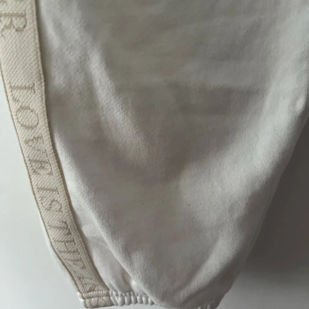 Spiritual gangster off-white sweatpants medium LOVE is the ANSWERin Sides NWOT - Image 9