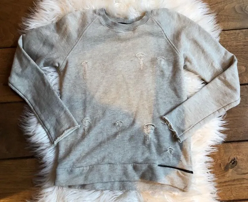 Relia Sweatshirt In Heather Grey  - Image 4