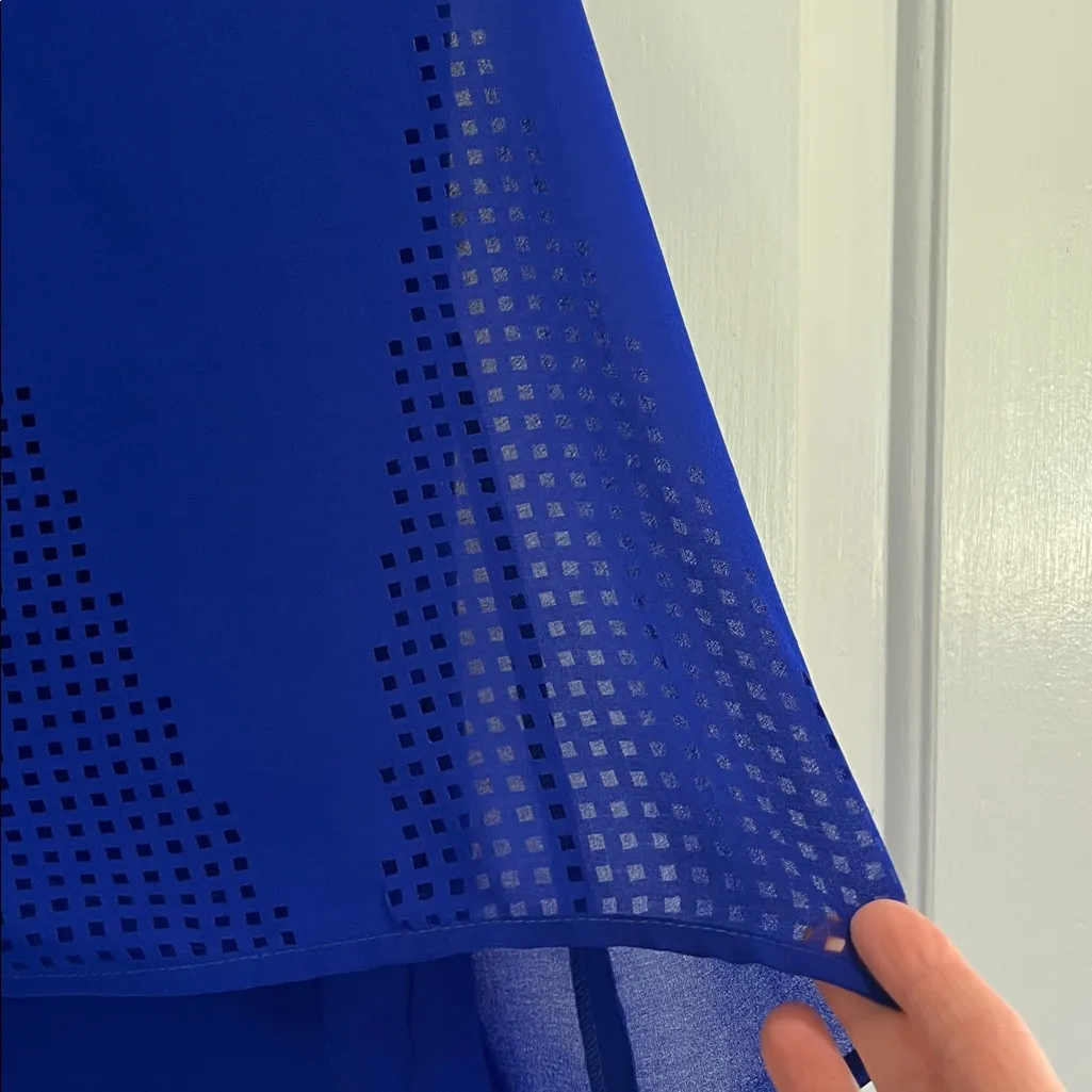 Sugarlips Vibrant Royal Blue Flowy Top - Image 5