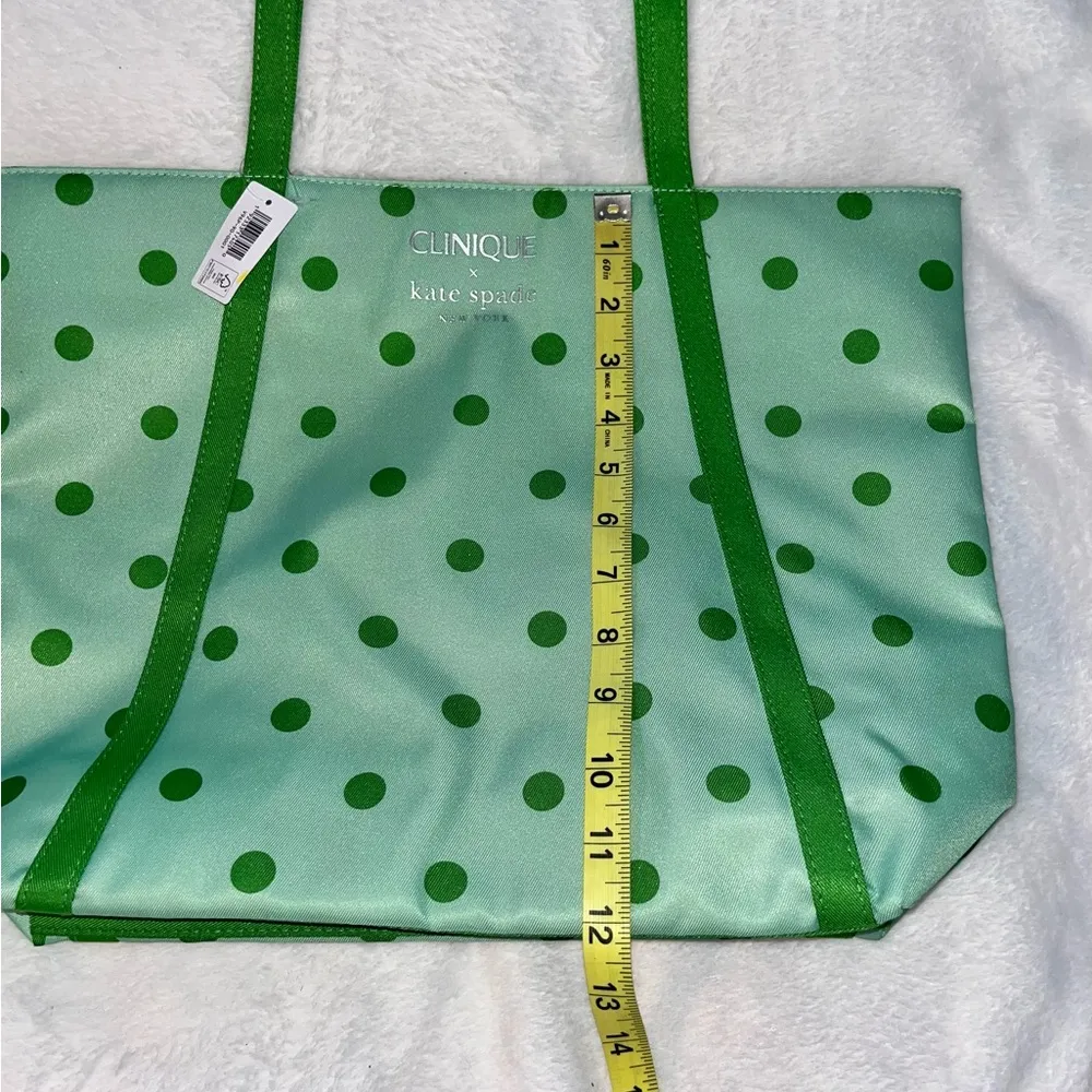 KATE SPADE X Clinique Tote Bag Polka Dots NWT!! - Image 5