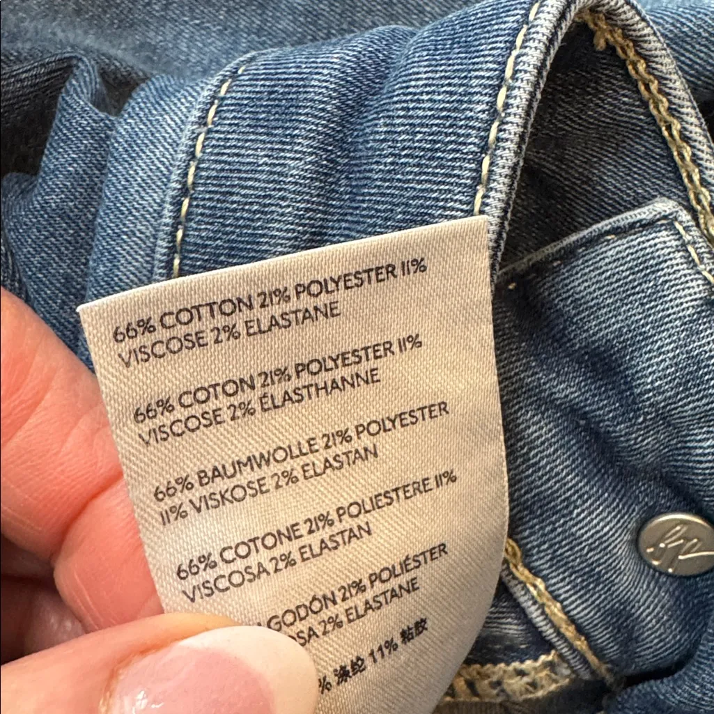 Free People We the Free Just Float on Flare Jeans Jericho Blue Size 31 - Image 9