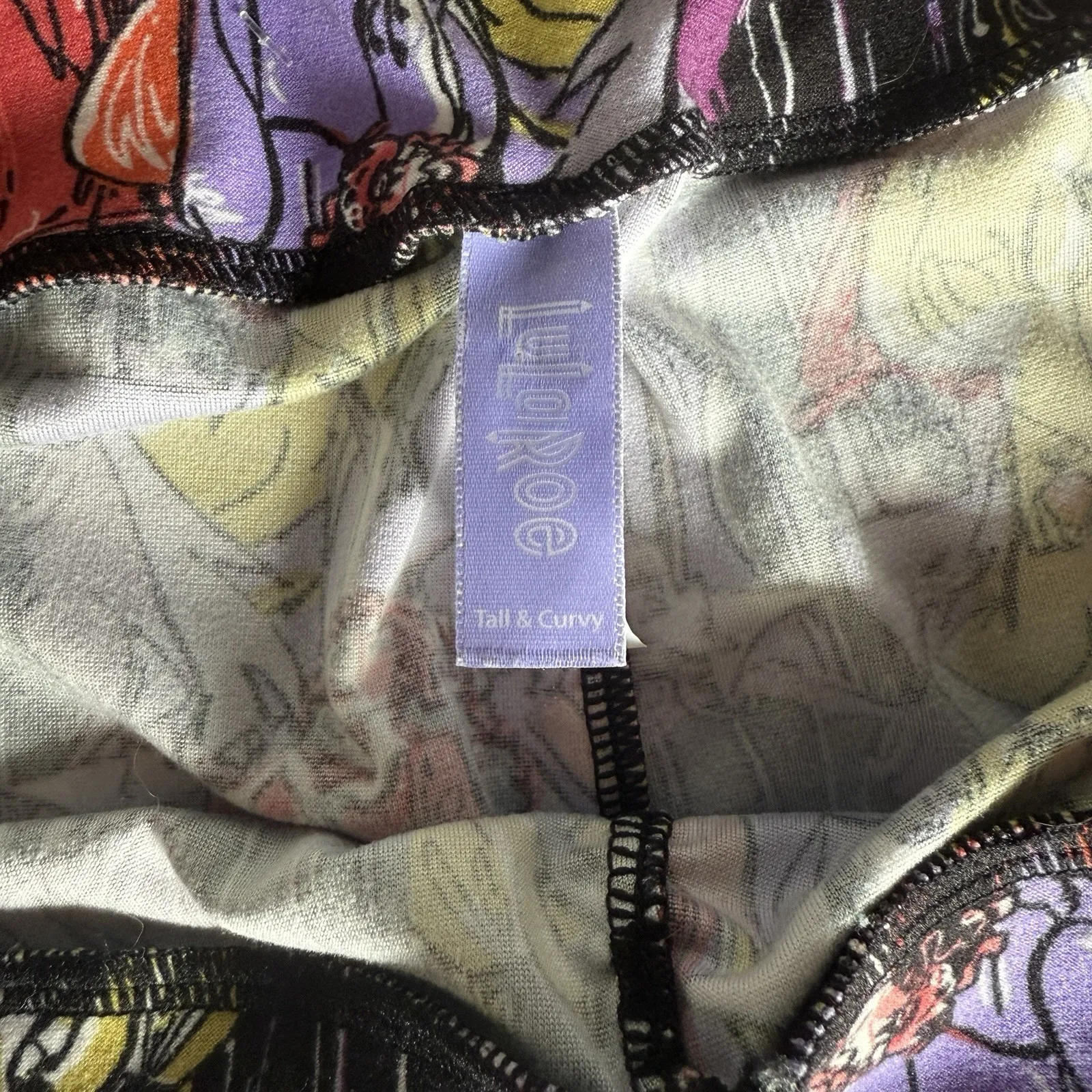 LuLaRoe‎ Tall & Curvy Leggings Disney Villains Maleficent Cruella Evil Queen - Image 6