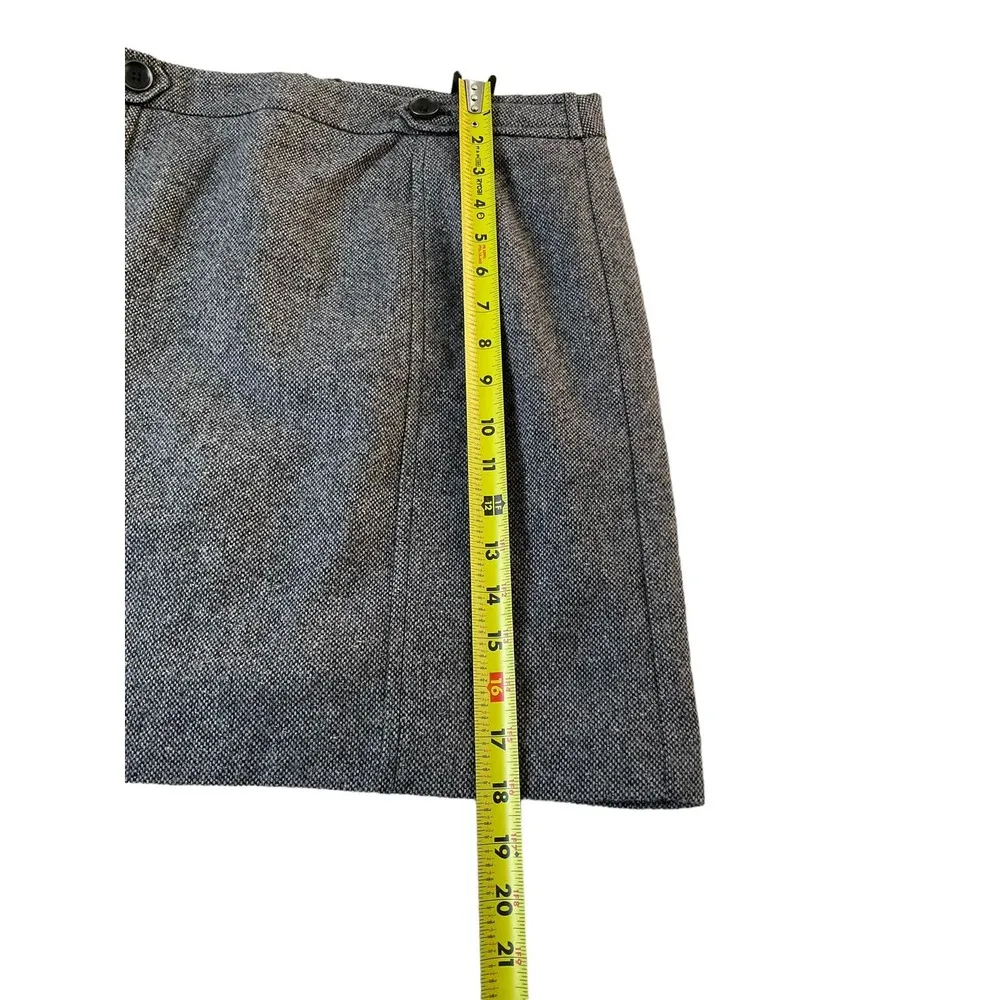 Loft Gray Skirt Regular Size 8 | 40-29 - Image 6