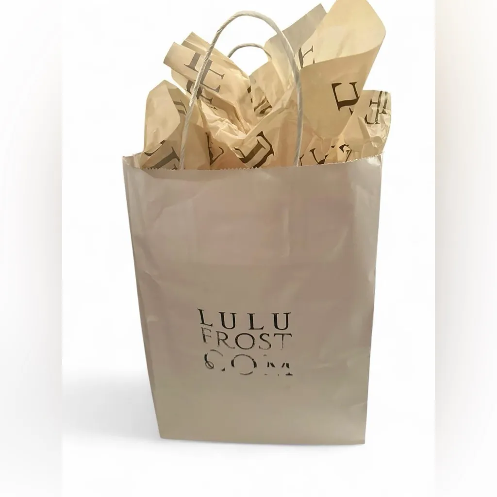 Lulu Frost Plaza Edge Link Necklace + Radiant Star Charm NWT – Retail $295 Gold - Image 8