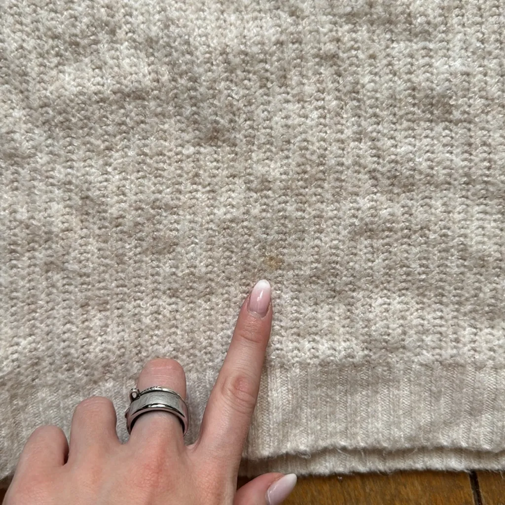 American Eagle Outfitters Cream Cowl Neck Sweater - Image 3