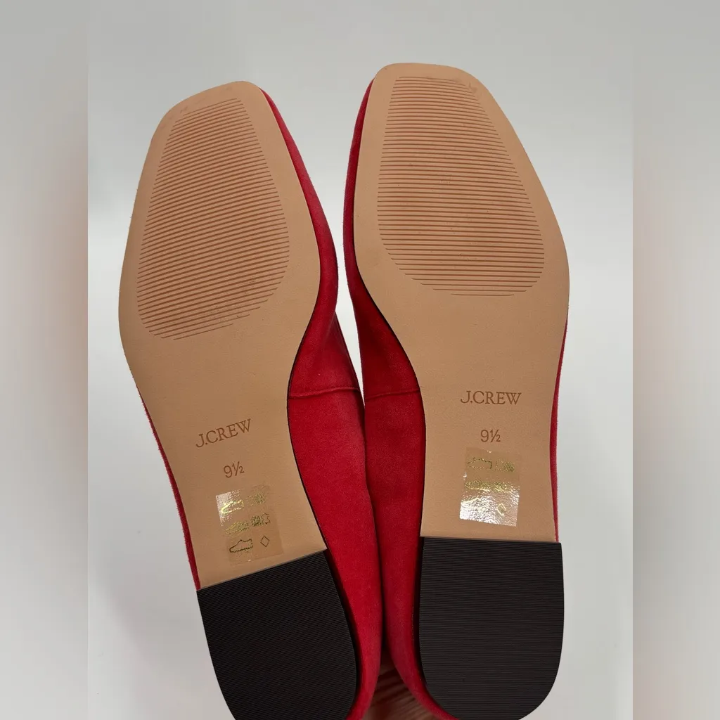 J.Crew Quinn ballet flats in suede Radiant Ruby - Image 9