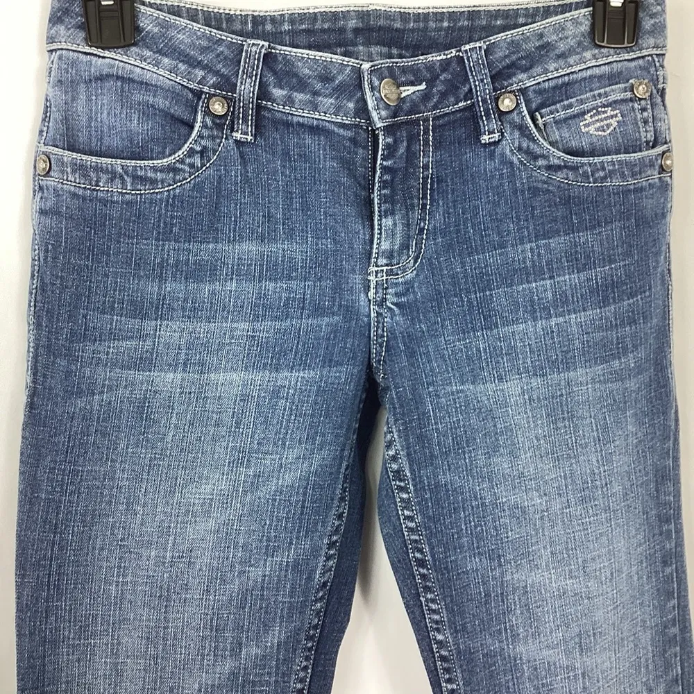 Harley Davidson Bling Jeans Size 4 Petite - Image 2