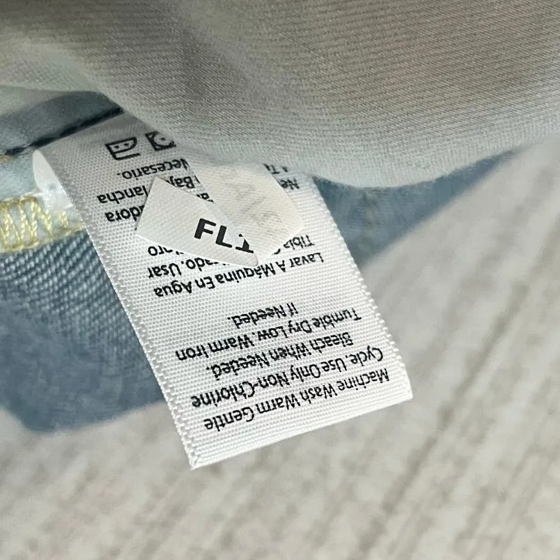 Free Assembly Super High‎ Rise Straight Leg Jeans Size 22 Blue - Image 10