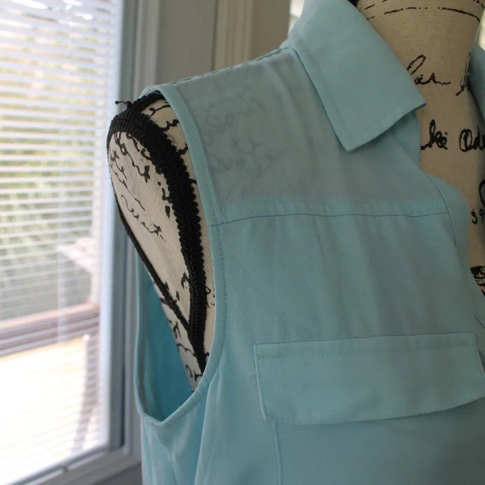 🔥REDUCED 🔥 New York & Co Shirt Dress Belted Light Summer - Image 3