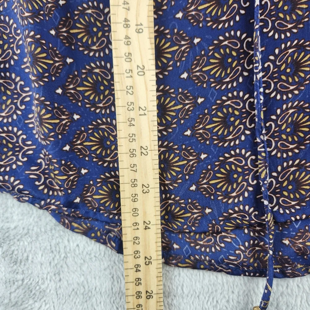 Raga Women's Top Blouse Boho Short Sleeve Size S Small - Image 8