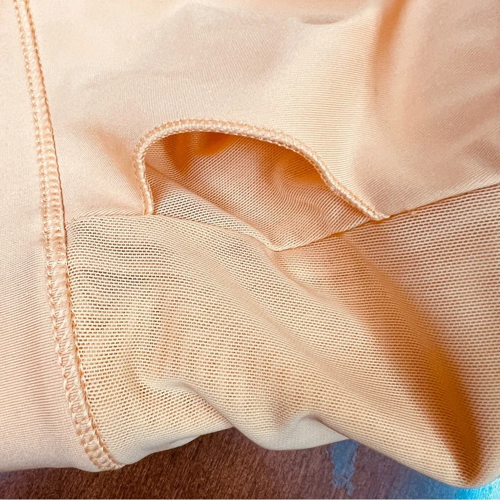 Fabletics Orange Racerback Athletic Compression Sport Crop Top - Image 7