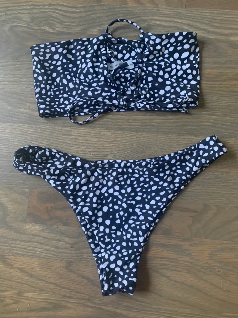 Zaful back lace-up bikini set - Image 3