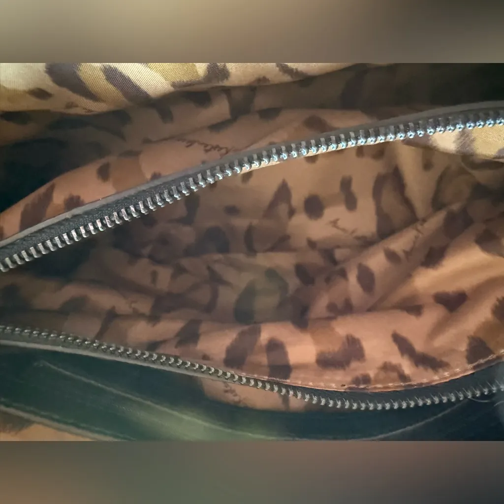 Aimee Kestenberg Lovers Lane Black Genuine Leather Convertible Crossbody - Image 8